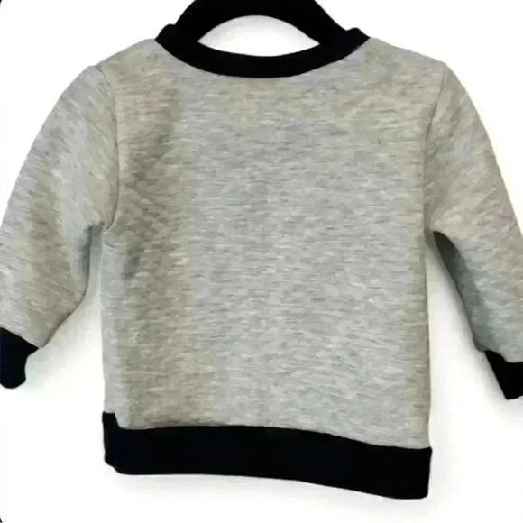 Mini Beans Toddler Halloween Ghost Sweatshirt 18-Months Gray - Picture 3 of 4